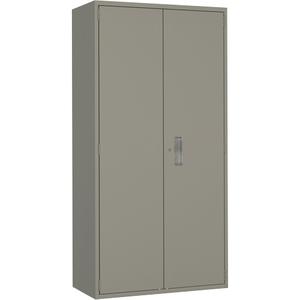 Hi-Boy Storage Cabinet - 72", 36", 18", 4, Grey, Steel, 150 lbs., Welded (Assembled), 20, 20, 20, 20