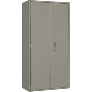 Wardrobe Storage Cabinet - 72", 36", 18", 1, Grey, Steel, 150 lbs., Welded (Assembled), 20, 20, 20, 20