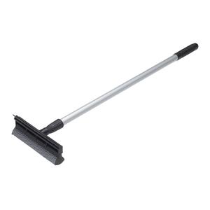 Transport Line Windshield Sponge & Squeegee with Telescopic Handle - 8", Anodised Aluminum, Polyamide, Black, 28" - 49"