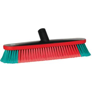Transport Line Water Fed Vehicle Brush - 15", 4", 4-3/4", Polypropylene, Polyester, Black, Soft, Split