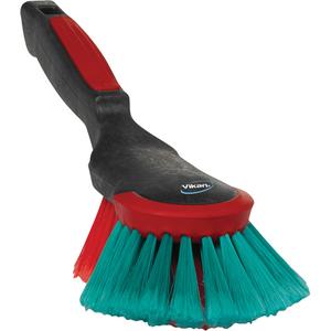 Transport Line Vehicle Hand Brush - 4-1/2", 13", Polypropylene, Polyester, Black, Soft, Split
