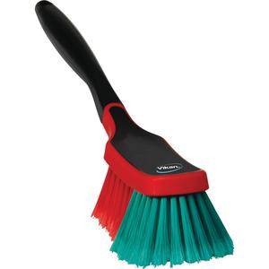 Transport Line Multi-Purpose Rim Hand Brush - 2-3/4", 11-1/2", Polypropylene, Polyester, Black, Soft, Split
