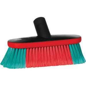 Transport Line Water Fed Vehicle Brush - 9", 4", 4-3/4", Polypropylene, Polyester, Black, Soft, Split