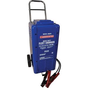 6/12/18/24 Volt Heavy-Duty Wheeled Fleet Charger - 400 Amp, 100/80/50/40 Amps, 7"