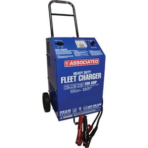 6/12/24 Volt Heavy-Duty Wheeled Fleet Charger - 280 Amp, 70/65/30 Amps, 120 Minutes, 2 Years (Bumper-to-Bumper), 5 Year Limited (Transformer & Rectifier)