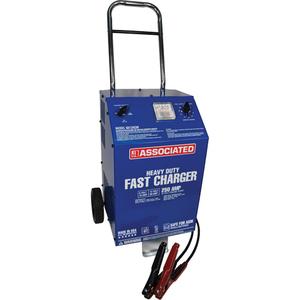 6/12 Volt Professional Fast Wheeled Charger - 250 Amp, 70/60 Amps, 120 Minutes, 2 Years (Bumper-to-Bumper), 5 Year Limited (Transformer & Rectifier)