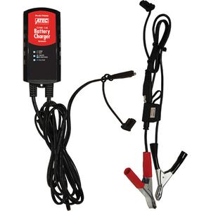 Automatic 1.5 Amp 12 Volt Smart Charger, Maintainer & Rejuvenator - 12 Volt, 1.5 Amp, 6' 18 AWG, 6' 18 AWG