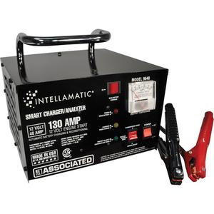 Intellamatic® 12 Volt Charger, Analyzer, & Power Supply - 12 Volt, 40 Amp, 70 Power Supply Mode, 130 Amps, 6' 16-3 / 120VAC 60 Hz, 6.5' 6.5 AWG