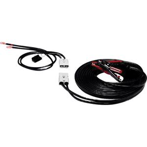 Heavy-Duty Fully Insulated Clamps with Side Terminal Adapters - 4 AWG, 500 A, 25', 4'