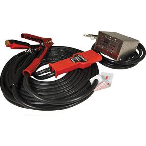 Heavy-Duty Tangle-Free Plug-In Booster Cable - 1 AWG, 800 A, 25', 5'