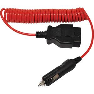 Coiled Automotive Memory Saver Cable - 12 V, 8'