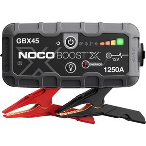 GBX45 Boost® X™ Jump Starter - GBX45 Lithium Jump Starter; HD Precision Battery Clamps; USB-C to USB-C Cable; Microfiber Storage Bag; Safety & Warranty Information, 1250 Amps (Peak), 12 Volt Lead-Acid Batteries