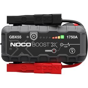 GBX55 Boost® X™ Jump Starter - GBX55 Lithium Jump Starter; Integrated HD Precision Battery Clamps; USB-C to USB-C Cable; Microfiber Storage Bag; Safety & Warranty Information, 1750 Amps (Peak), 12 Volt Lead-Acid Batteries