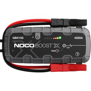 GBX155 Boost® X™ Jump Starter - GBX155 Lithium Jump Starter; Integrated HD Precision Battery Clamps; USB-C to USB-C Cable; 24" 12V to USB-C Cable; Microfiber Storage Bag; Safety & Warranty Information