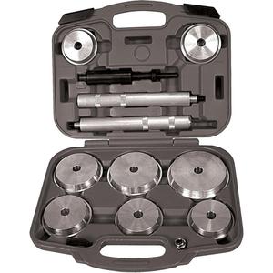 Pinion Bearing Race Driver Set - Pneumatic Handle; Handle; Handle Extension (w/Tapped Hole); Washer Head Bolt; Case for 59400, 2-11/16", 2-27/32", 2-7/8", 3", 3-1/4", 3-1/2", 3-3/4", 4-1/8"