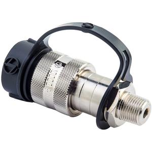 Coupler High Flow Female Side - Steel, 3/8", Female NPTF, 10000 PSI