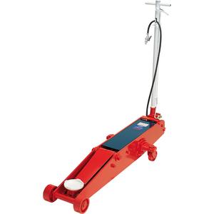 Floor Jack - 10 Ton(s), 6-1/8", 27-1/4", Air Hydraulic, 68.5", 21"