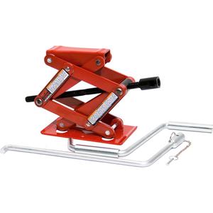 Scissors Jack - 1-1/2 tons, 3-3/4", 13-1/4", 4.25" x 7.375", 2" x 5.125"