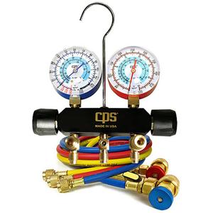 Manifold Gauge Set - Analogue, R134A, 2-Way, 72", 1/2" ACME, 2.5" (68 mm), Manual Couplers