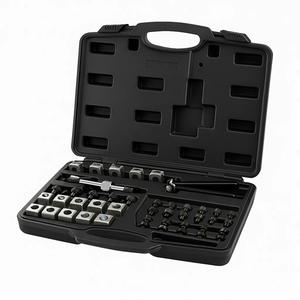 Hydraulic Flaring Tool Kit with 45° & 37°Adapters - Hydraulic Crimp Pump; Hydraulic Crimp Yoke; Pipe Cutter