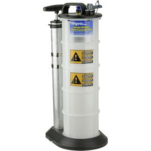 Fluid Evacuator Plus - Manual Pump, Portable, Fluid Evacuator/Dispenser; 0.23" OD x 5' Long (5.7 mm OD x 1.5 m Long) Dipstick Tube; 0.26" OD x 5' Long (6.6 mm OD x 1.5 m Long) Dipstick Tube; 0.41" OD x 5' Long (10 mm OD x 1.5 m Long) Main Evacuation Tube; Tube Adapters; User Manual (English/French/Spanish/German)