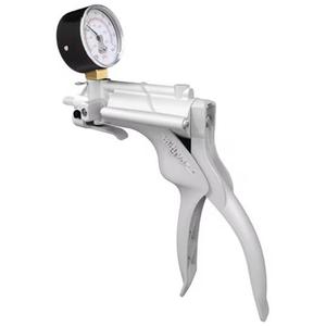 Selectline Vacuum Pump with Gauge - Selectline Hand Vacuum/Pressure Pump MV8255; 2" (50 mm) Dia. Compound Gauge; Rubber Boot; Dual Converter; User’s Manual (English, French, Spanish), PVC, 1 in³ (16 cm³)