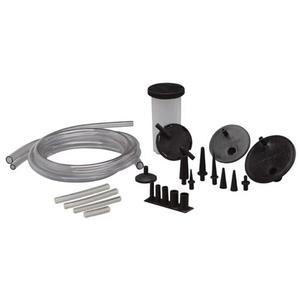 Fluid Transfer Kit - (1) 4.5 oz. (135 ml) Capacity Reservoir Bottle with Fluid Transfer & Storage Lids; (1) 1/4" ID x 1-1/2" Long (6.4 mm ID x 40 mm Long) Connection Tube; (1) 5/32" ID x 3" Long