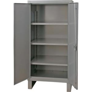 Extra Heavy-Duty Cabinet - 66", 36", 24", 3, Grey, Steel, 400 lbs., Welded (Assembled)