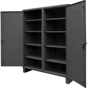 Extra Heavy-Duty Cabinet - 78", 72", 24", 8, Grey, Steel, 1300 lbs., Welded (Assembled)