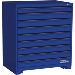 Modular Drawer Cabinet - 40", 36", 24", 9, Blue, Steel, 440 lbs., 216