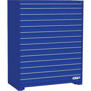 Modular Drawer Cabinet - 60", 48", 28", 14, Blue, Steel, 440 lbs., 448