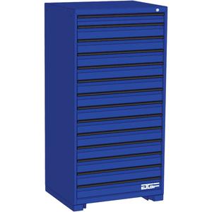 Modular Drawer Cabinet - 60", 30", 24", 14, Blue, Steel, 440 lbs., 252