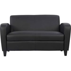 Activ Soft Seating™ Loveseat - Black, Leather, 29", 51-1/2", 30", 41"W x 20-1/2"D, 17-1/2", 275 lbs.