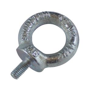 Drop Forged Eye Bolts - 154 lbs (70 kg), Uncoated Natural Finish, 1/8", 1/2", Eye Nut, 1/8" - 1/2"