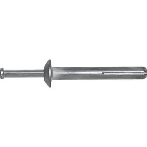 Pin Expansion Anchor - 1/4", 1-1/2", Round, Carbon Steel