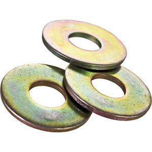 USS Flat Washer - Yellow Zinc, 1/2"