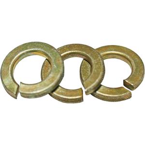 Split Lock Washer - Yellow Zinc, 3/4"
