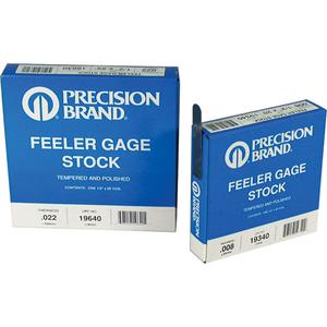 Feeler Gage Stocks - 0.001", Steel