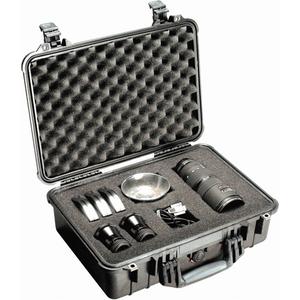 Protector Equipment Case - Hard Case, 1500 Case, Black, Fold-down, 18 1/2 x 14 1/16 x 6 15/16
