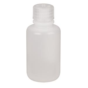Narrow-Mouth Bottles - 2 oz., Plastic, Round