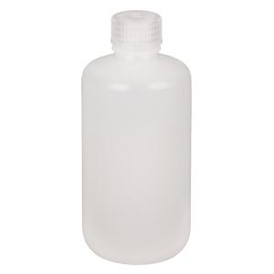 Narrow-Mouth Bottles - 8 oz., Plastic, Round