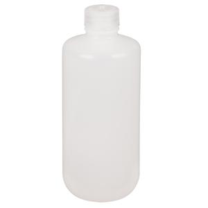 Narrow-Mouth Bottles - 16 oz., Plastic, Round