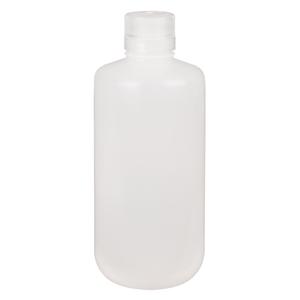 Narrow-Mouth Bottles - 32 oz., Plastic, Round