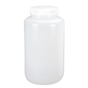Wide-Mouth Bottles - 1/2 gal., Plastic, Round, Trigger Not Included