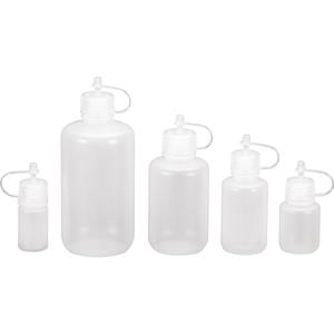 Narrow-Mouth Bottles - 1 oz., Plastic, Round