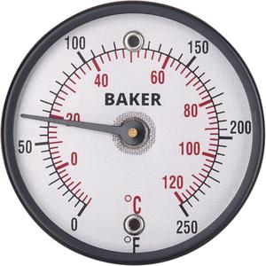 Surface Thermometers - Contact, Analogue, 0-250°F (-20-120°C), 2 °F/1 °C