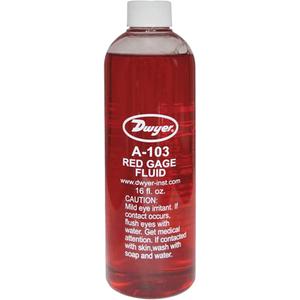 Gauge Fluid - Red, 1 pt
