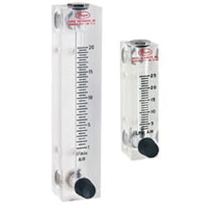 VBF In-Line Flow Meter - 4" Scale - Tube, 3 to 30 lpm, Acrylic Plastic, Air