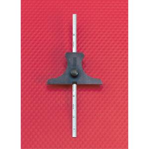 Steel Rule Depth Gauges - 0-6", 51080, 32nds, 64ths, 2 5/8" x 1/8"