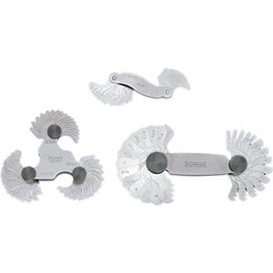 Screw Pitch Gauges - V, Unified, American National - 60° Threads - 52484, 51, 4-84